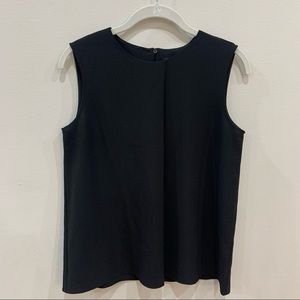 Uniqlo Sleeveless Drape High-Necked Blouse Black Size S
